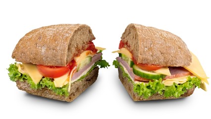 Roast beef and mozarella ciabatta