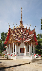 Naklejka premium Wat Ket Ho or Wat Anuphat Kritdaram temple in Kathu. Phuket province. Thailand