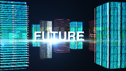 digital city with Future