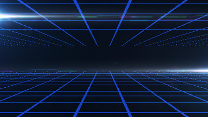 digital blue background © fedorovekb