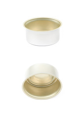 Metal tincan isolated