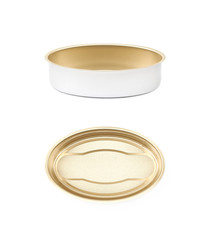 Metal tincan isolated