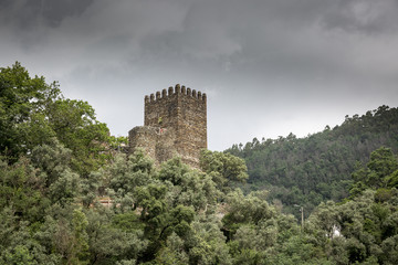 the Castle of Arouce, serra da Lousã, Portugal