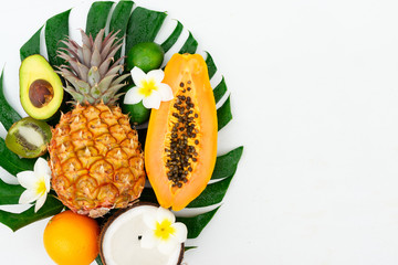 Summer diet, fresh fruits