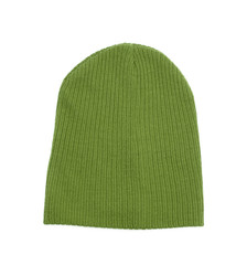 Knit cap hat isolated