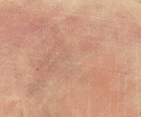 Colored paper with crayons.