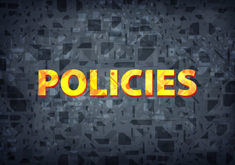 Policies black background