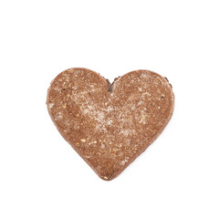 Chocolate ginger cookie isolated