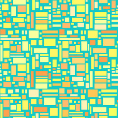 Multicolored pattern. Seamless background. Abstract geometric wallpaper of the surface. Bright colors. Print for polygraphy, posters, t-shirts and textiles. Unique texture. Doodle for design