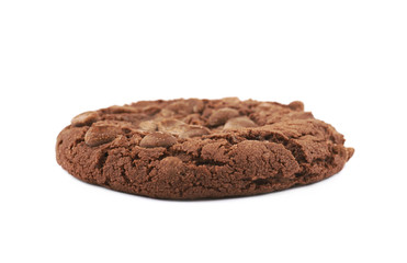 Chocolate chip cookie isolated