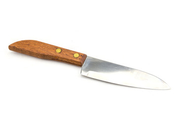 Knife on white background