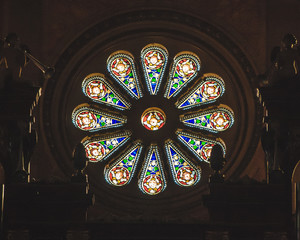 Vitral Circular, Bas&iacute;lica de Nazar&eacute;.