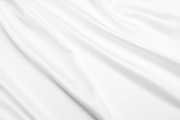 Obraz na płótnie Canvas beautiful white fabric texture