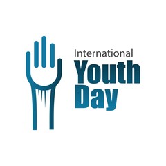 International Youth Day Vector Template Design Illustration
