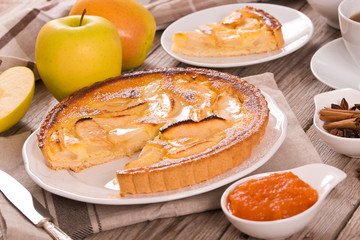 Tarte normande.