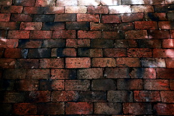 Brick wall texture.Background  wall  texture.Red brick wall.
