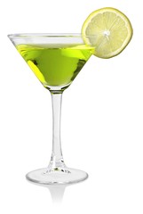 Fototapeta na wymiar Green Cocktail