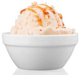 Ice Cream Scoop in a Bowl