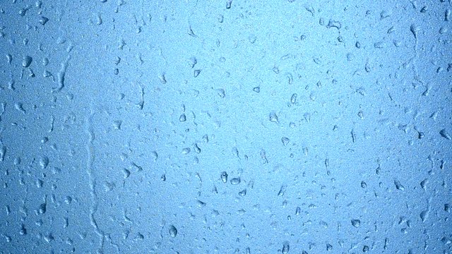 raindrops on the window glass