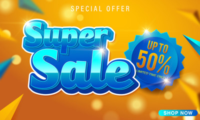 sale banner template design