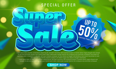 sale banner template design