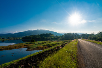 Nature view countryside of thailand