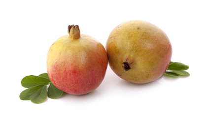 Pomegranate isolated on white background