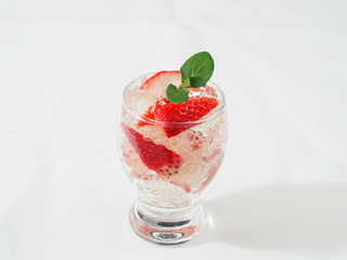 いちごミントゼリー