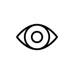 eye icon vector illustration
