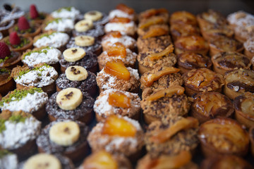 Various Fruits and Nuts Pastries