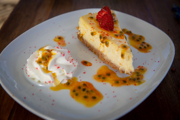 Passion Fruit Cheese cake