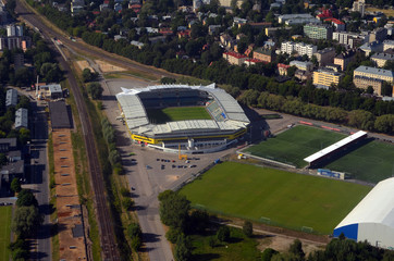 Tallinn. View from the airliner
