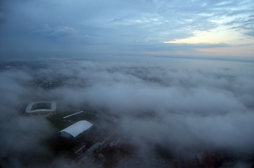 Tallinn. View from the airliner
