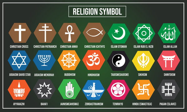 Religion Symbols And Names 612x600