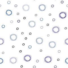 Dark Pink, Blue vector seamless cover with spots.