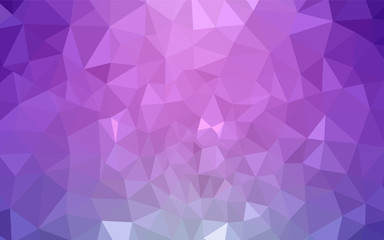 Fototapeta premium Light Pink vector low poly texture.