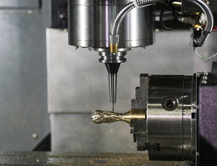 CNC machining center cutting mold