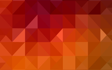 Dark Red vector pattern with gradient triangles.