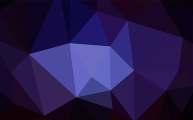 Obraz premium Light Purple vector shining triangular backdrop.
