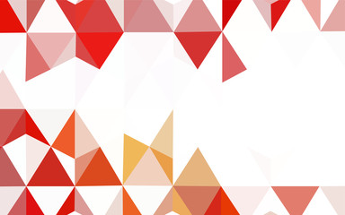 Light BLUE vector abstract mosaic backdrop.