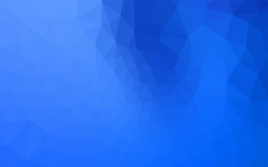 Light BLUE vector low poly layout.