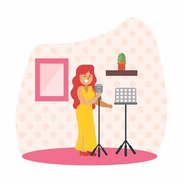lady diva singer vocalist music musician musical perform cartoon character
