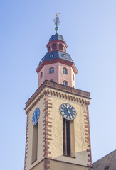 Fototapeta na wymiar Church Bank architecture in Frankfurt am Main city, Germany