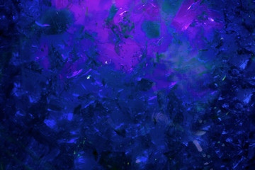 Abstract crystal background, ice texture