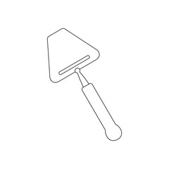 Cheese knife illustration