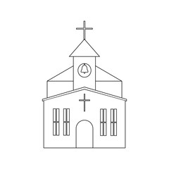 Church illustration vector