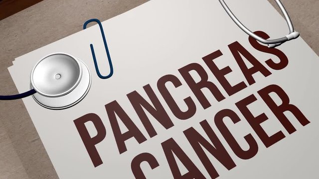 Pancreas cancer healthcare concept