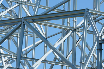 Reinforced metal construction.