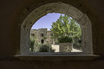 Fototapeta na wymiar The Arkadi monastery in Crete