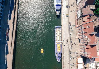 Gdańsk Długie Pobrzeże z lotu ptaka © Jurand